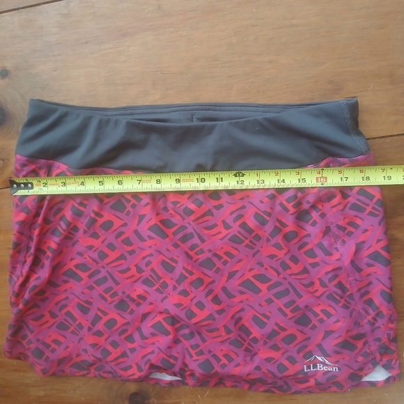 L.L.Bean Pink and Purple Patterned Skirt Sz M - Picture 6 of 7